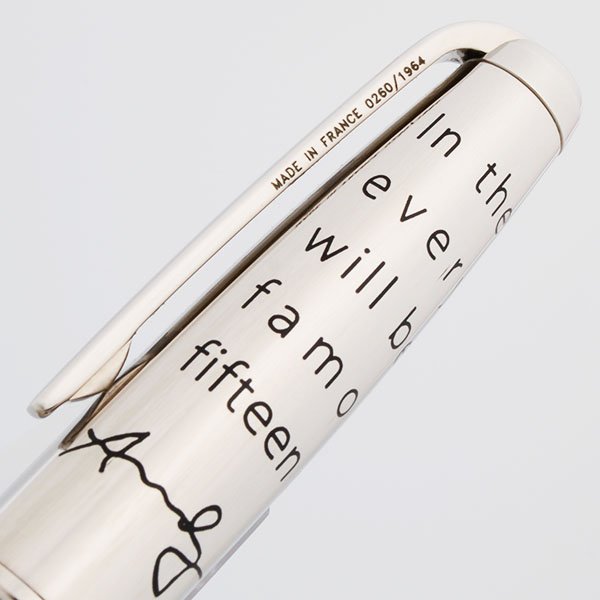 S T Dupont Andy Warhol LE (Elvis Presley/#260/1964) Ballpoint Pen